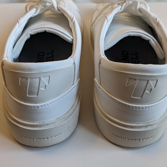 Thousand Fell White Lace-up Sneaker, Men's Size 13 - Picture 3 of 4